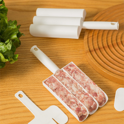 Dụng Cụ Làm Thịt Viên, Cơm Viên 3 Ngăn Bằng NhựaTiện Dụng