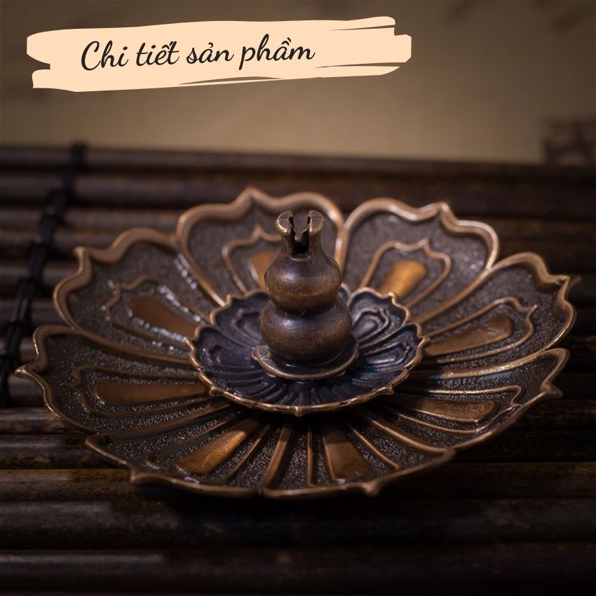 Đế Cắm Nhang Vòng, Đặt Hương Cây Liên Hoa Tam Bảo Đế Cắm Nhang Vòng, Đặt Hương Cây Liên Hoa Tam Bảo