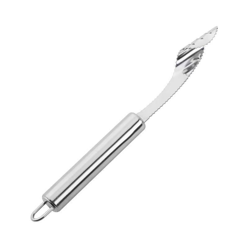 Dụng Cụ Lấy Ruột Trái Cây, Rau Củ Quả Như Mướp, Ớt 2In1 Bằng Thép Không Gỉ