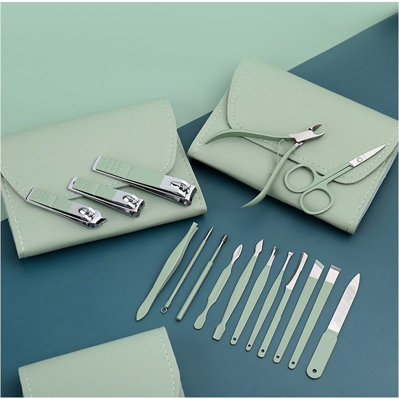 Bộ Bấm Móng Tay Chân 16 Món Cao Cấp Đi Kèm Bao Da Tiện Dụng Bộ Bấm Móng Tay Chân 16 Món Cao Cấp Đi Kèm Bao Da Tiện Dụng