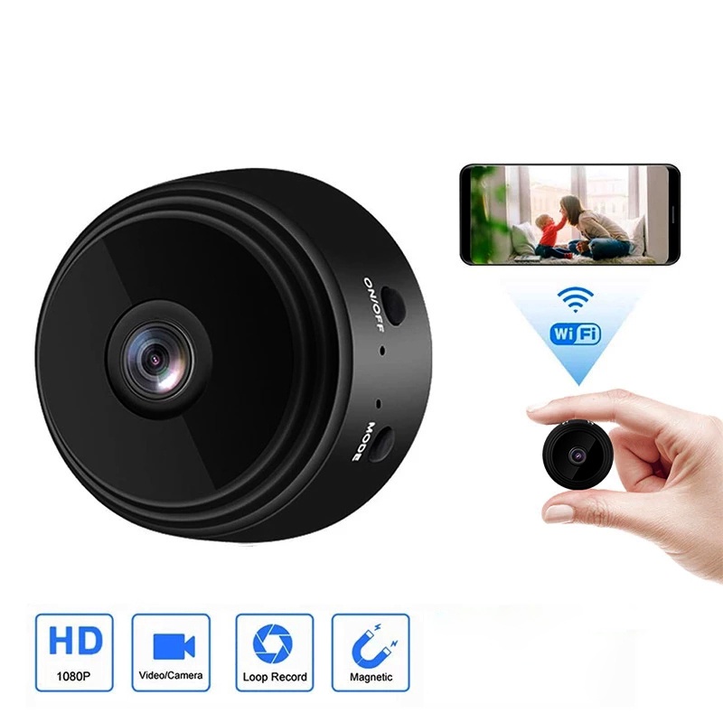 Camera Mini An Ninh A9 Giám Sát Mạng Ip Wifi Không Dây Hd 1080P