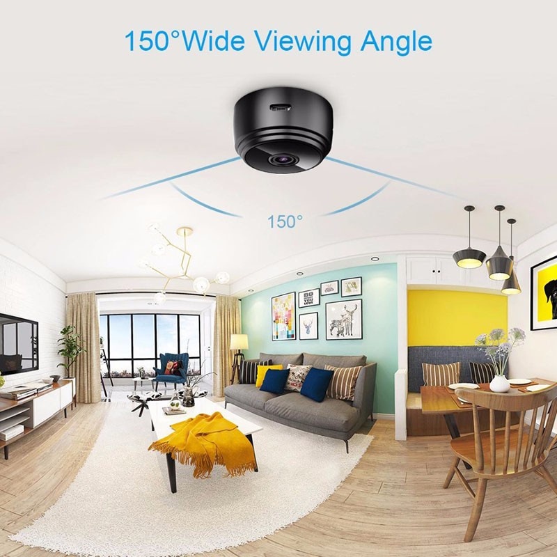 Camera Mini An Ninh A9 Giám Sát Mạng Ip Wifi Không Dây Hd 1080P