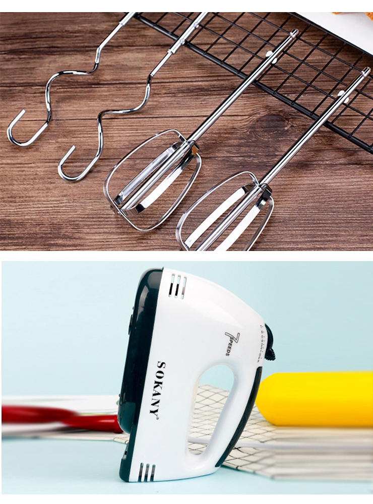 Máy Đánh Trứng Cầm Tay 7 Tốc Độ SOKANY 133 Máy Đánh Trứng Cầm Tay 7 Tốc Độ SOKANY 133
