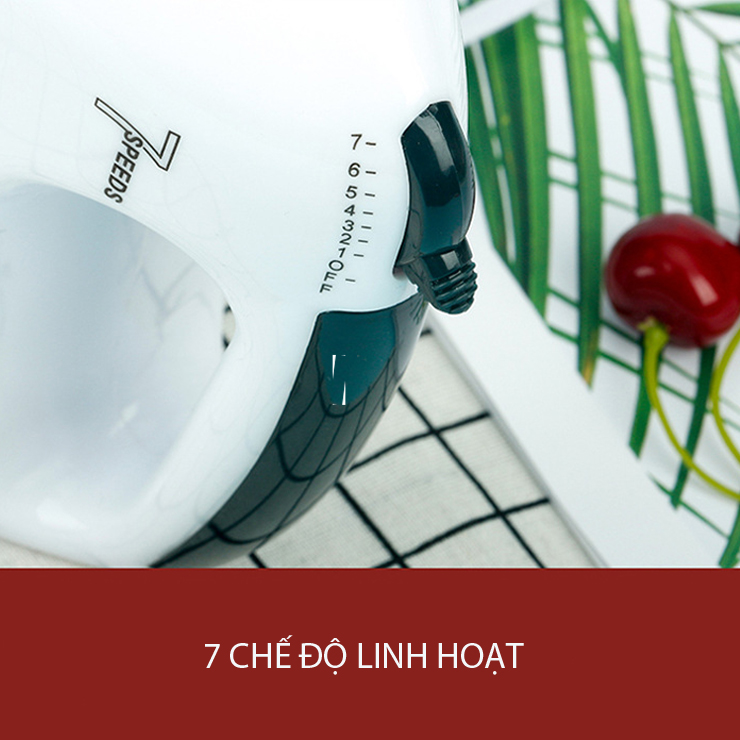 Máy Đánh Trứng Cầm Tay 7 Tốc Độ SOKANY 133 Máy Đánh Trứng Cầm Tay 7 Tốc Độ SOKANY 133
