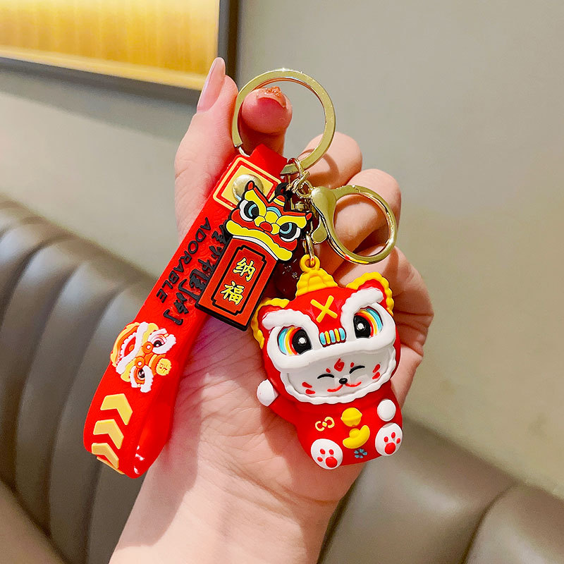 Móc Khóa Mèo Chiêu Tài, May Mắn Dễ Thương