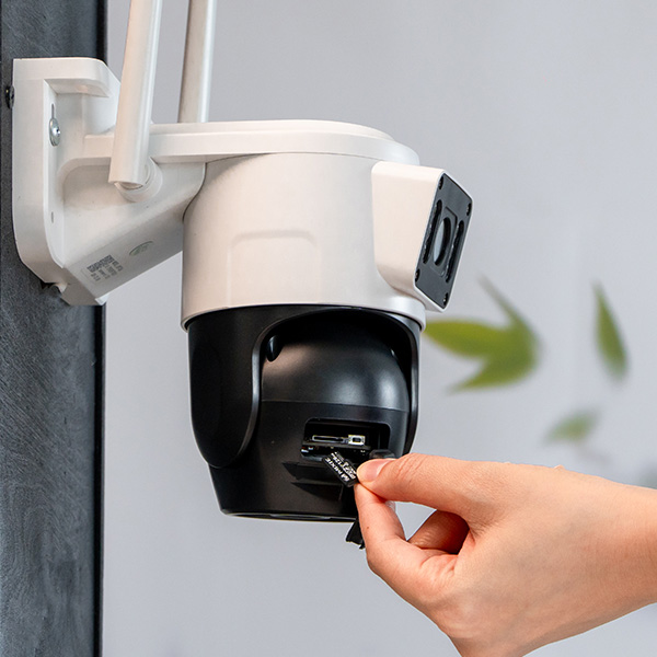 Camera Yoosee Wifi 2 Mắt Ngoài Trời Q16Xem 2 Màn Hình Cùng Lúc 5.0Mpx Giám Sát Ngoài Trời Chống Nước Ip66