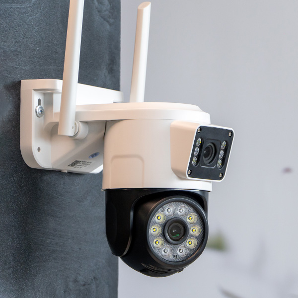 Camera Yoosee Wifi 2 Mắt Ngoài Trời Q16Xem 2 Màn Hình Cùng Lúc 5.0Mpx Giám Sát Ngoài Trời Chống Nước Ip66