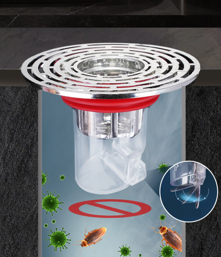 Dụng Cụ Thoát Nước Sàn Nhà Tắm, Thoát Nhanh, Chặn Tóc, Lọc Rác, Chống Tắc Hiệu Quả