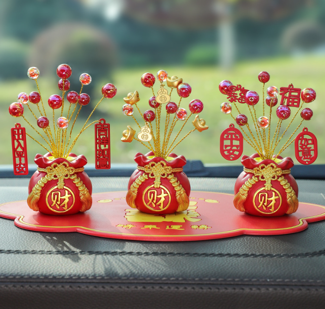 Túi Tiền May Mắn Trang Trí Nhà Cửa, Ô Tô Kèm Tinh Dầu Nước Hoa