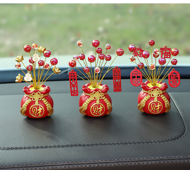 Túi Tiền May Mắn Trang Trí Nhà Cửa, Ô Tô Kèm Tinh Dầu Nước Hoa