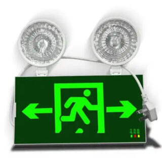 Đèn Báo Lối Thoát Exit Trái, Phải Thoát Hiểm Kèm 2 Bóng Đèn Led Tự Sáng Khi Cúp Điện