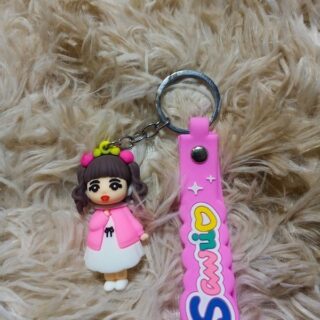 Móc Khóa Cô Gái Nhỏ Mặc Váy Dài Đáng Yêu