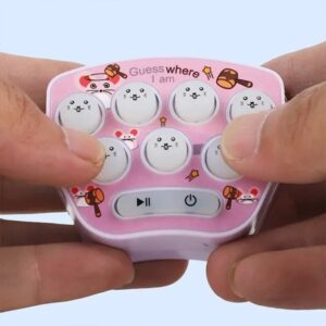 Móc Khóa Trò Chơi Bấm Nút Đập Búa Mini Giúp Giảm Căng Thẳng