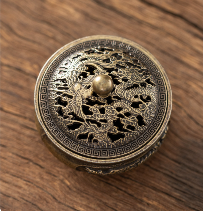 Lư Hương Đốt Trầm, Xông Trầm Hương Bằng Đồng Nguyên Chất Lư Hương Đốt Trầm, Xông Trầm Hương Bằng Đồng Nguyên Chất