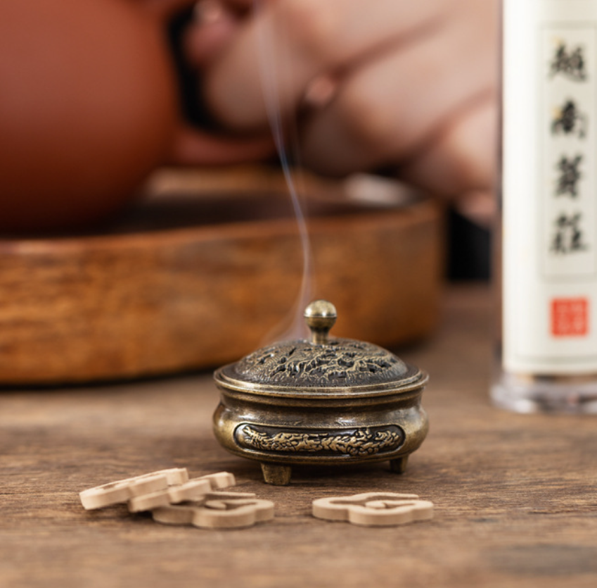 Lư Hương Đốt Trầm, Xông Trầm Hương Bằng Đồng Nguyên Chất Lư Hương Đốt Trầm, Xông Trầm Hương Bằng Đồng Nguyên Chất