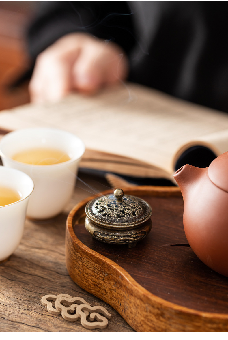 Lư Hương Đốt Trầm, Xông Trầm Hương Bằng Đồng Nguyên Chất Lư Hương Đốt Trầm, Xông Trầm Hương Bằng Đồng Nguyên Chất