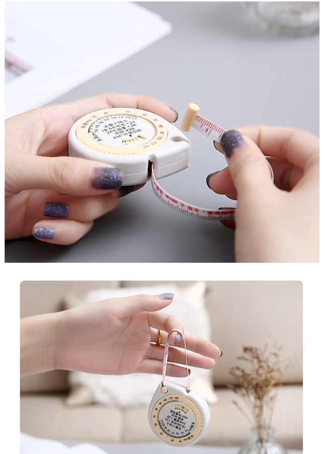 Cuộn Thước Dây Bằng Nhựa Đo Chỉ Số Cơ Thể Bmi