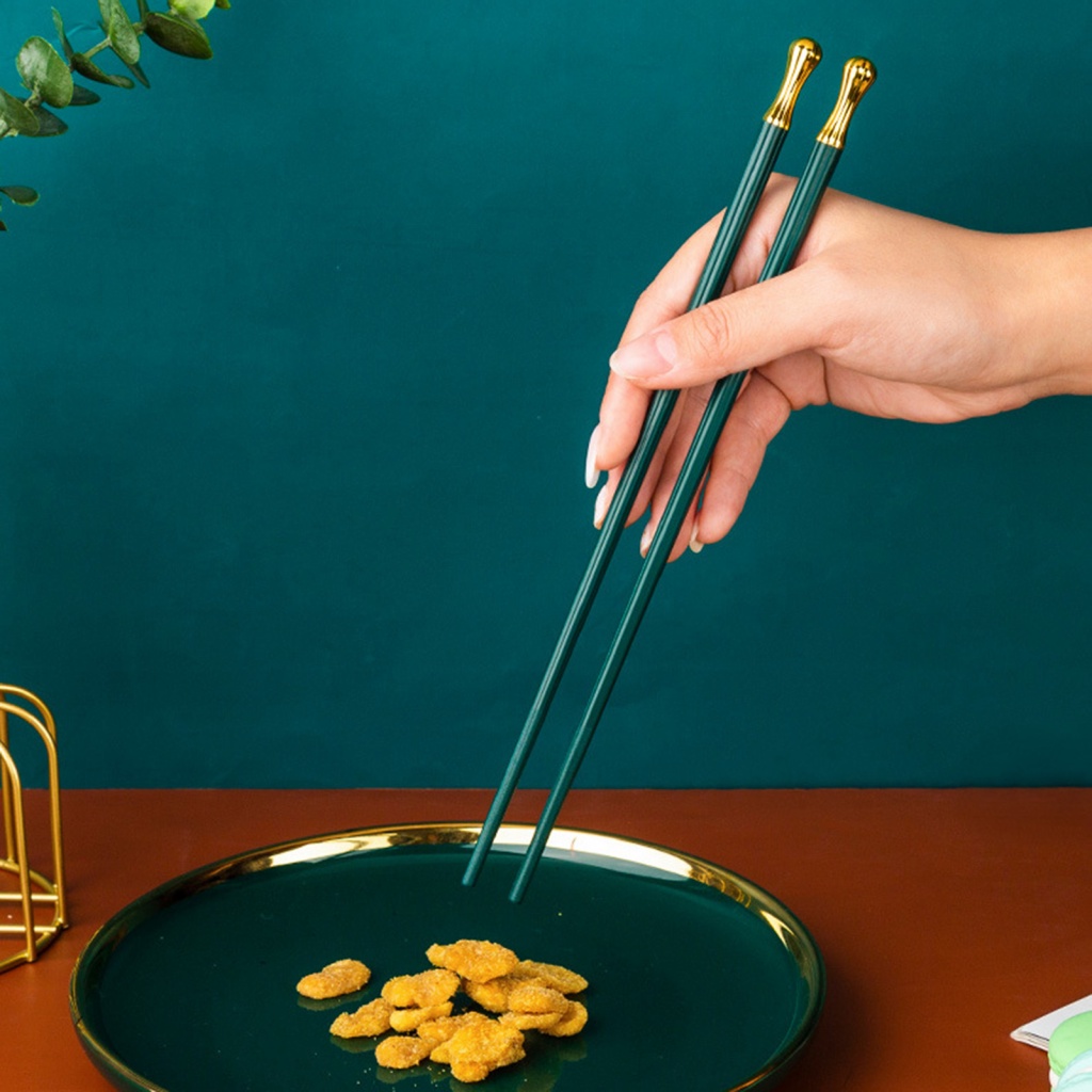 Bộ 5 Đôi Đũa Hợp Kim Chống Trượt Cao Cấp Tiện Lợi Bộ 5 Đôi Đũa Hợp Kim Chống Trượt Cao Cấp Tiện Lợi