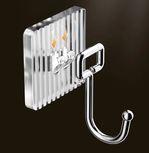 Móc Treo Đồ Siêu Dính Gắn Tường Họa Tiết Vân Sọc Sang Trọng Móc Treo Đồ Siêu Dính Gắn Tường Họa Tiết Vân Sọc Sang Trọng