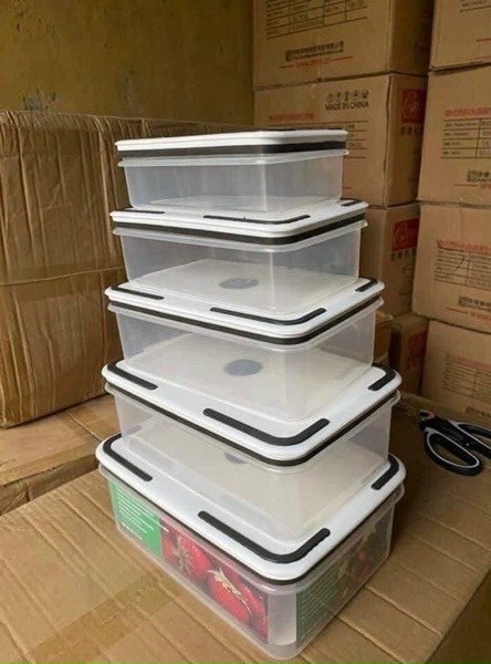 Set 5 Hộp Nhựa Trong