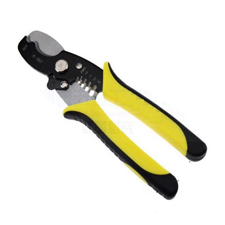 Kìm Cắt Lột Vỏ Dây Cáp 8 Inches Thép Đặc Biệt Crv Kìm Cắt Lột Vỏ Dây Cáp 8 Inches Thép Đặc Biệt Crv
