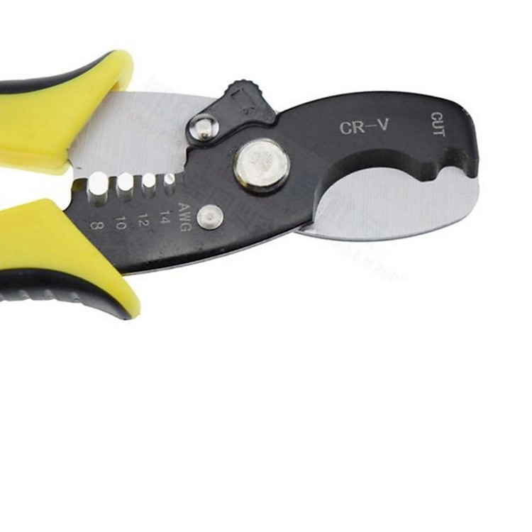 Kìm Cắt Lột Vỏ Dây Cáp 8 Inches Thép Đặc Biệt Crv Kìm Cắt Lột Vỏ Dây Cáp 8 Inches Thép Đặc Biệt Crv