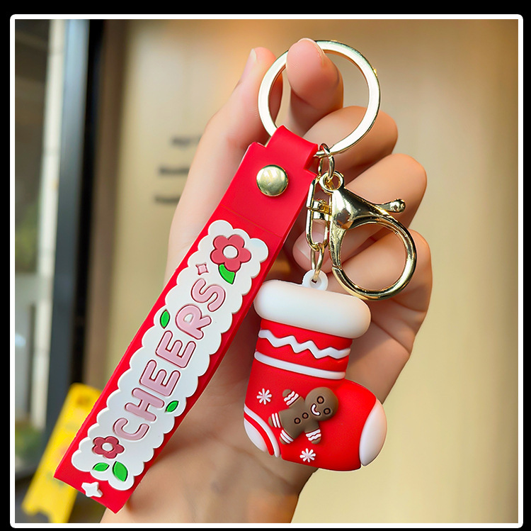 Móc Khoá Noel Nhiều Họa Tiết Màu Sắc Dễ Thương