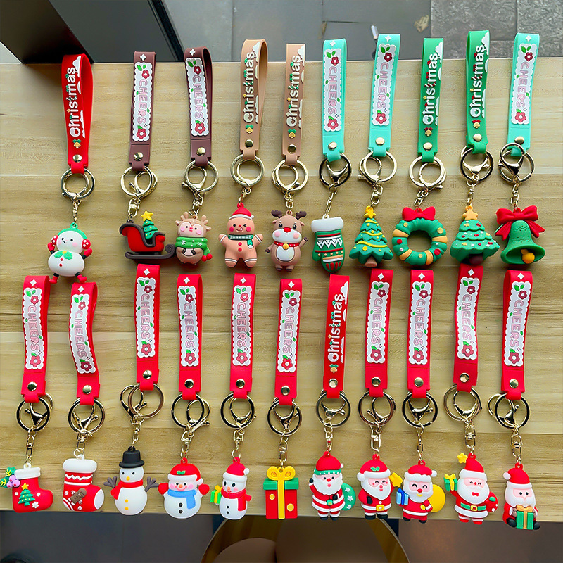 Móc Khoá Noel Nhiều Họa Tiết Màu Sắc Dễ Thương