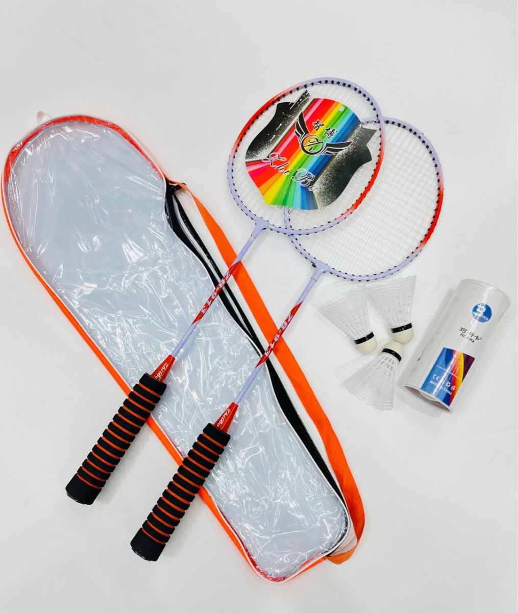 Bộ Vợt Cầu Lông Zhiba Cao Cấp Kèm 3 Quả Cầu Bộ Vợt Cầu Lông Zhiba Cao Cấp Kèm 3 Quả Cầu