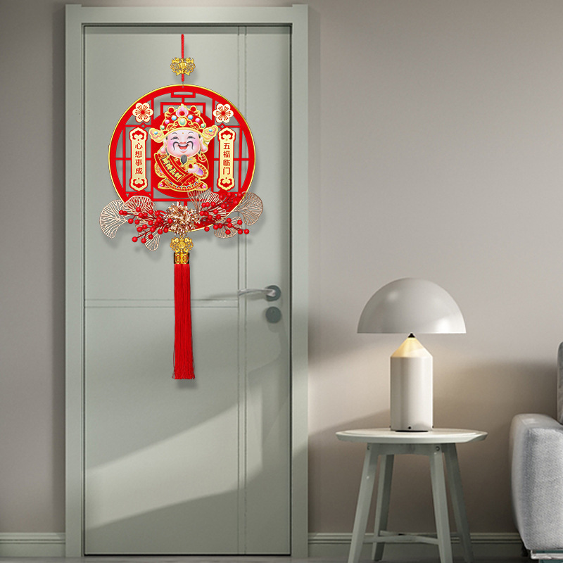 Dâyi Treo Kèm Hoa Trang Trí Thần Tài Lắc Lư Cầu May Mắn, Tài Lộc Kèm Pin Và Móc Treo Dâyi Treo Kèm Hoa Trang Trí Thần Tài Lắc Lư Cầu May Mắn, Tài Lộc Kèm Pin Và Móc Treo