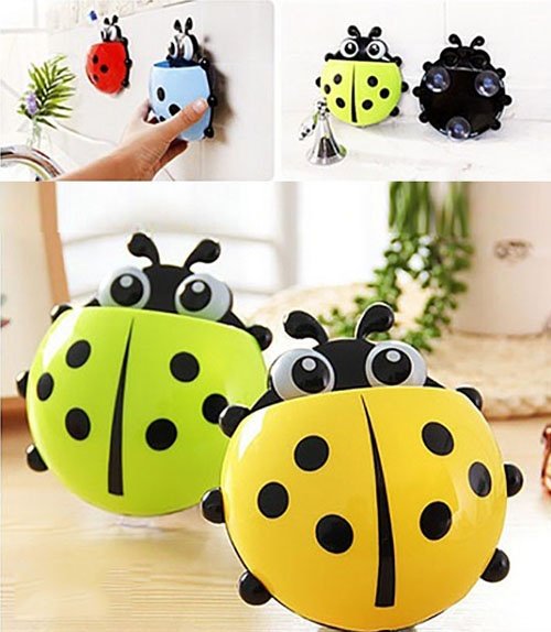 Bộ 2 Dụng Cụ Để Bàn Chải Đánh Răng Hình Con Bọ