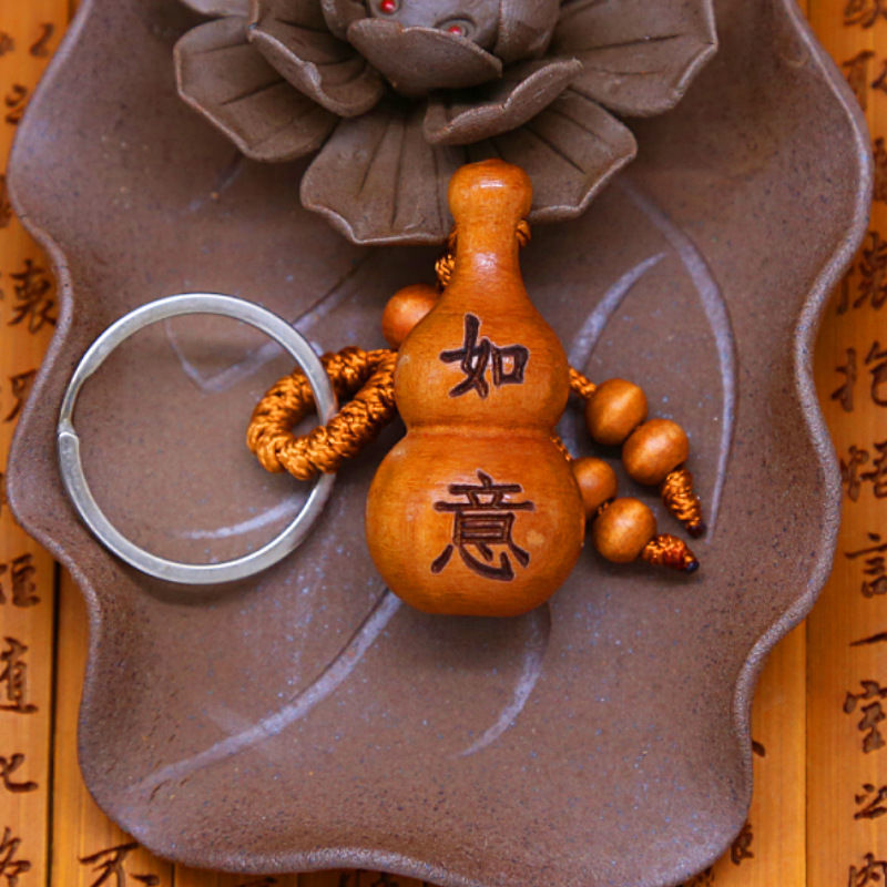 Móc Khoá Hồ Lô Phong Thủy Mang Lại May Mắn, Tốt Lành