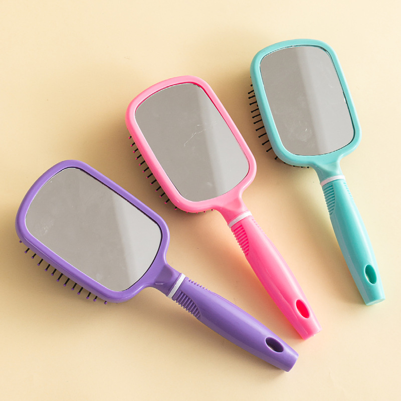 Lược Chải Tóc Đánh Rối Kèm Gương 2In1 Tiện Dụng Lược Chải Tóc Đánh Rối Kèm Gương 2In1 Tiện Dụng