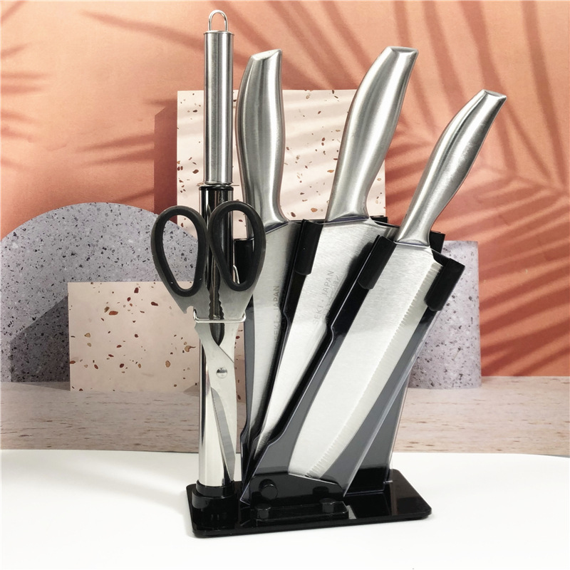 Bộ Dao Kéo 5 Món Nhật Bản Inox Đúc Nguyên Khối Cao Cấp Bộ Dao Kéo 5 Món Nhật Bản Inox Đúc Nguyên Khối Cao Cấp