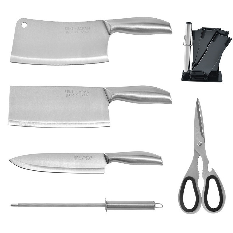 Bộ Dao Kéo 5 Món Nhật Bản Inox Đúc Nguyên Khối Cao Cấp Bộ Dao Kéo 5 Món Nhật Bản Inox Đúc Nguyên Khối Cao Cấp