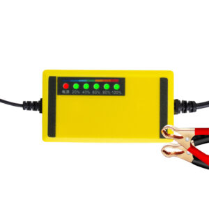 Bộ Sạc Ắc Quy Xe Máy 6 Đèn Led 12V 2A Có Đèn Báo Tiện Lợi Nguồn Điện 220V