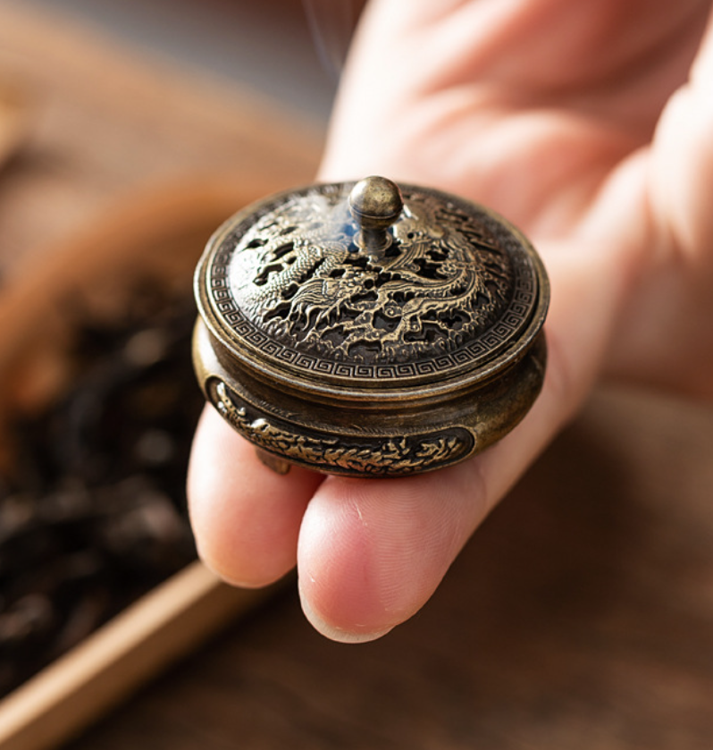 Lư Hương Đốt Trầm, Xông Trầm Hương Bằng Đồng Nguyên Chất Lư Hương Đốt Trầm, Xông Trầm Hương Bằng Đồng Nguyên Chất