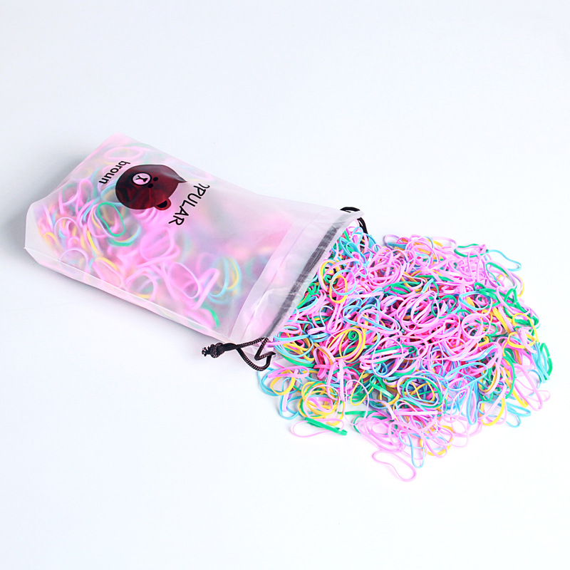 Túi Dây Rút Gấu Nâu 4000 Dây Chun Buộc Tóc Dễ Thương Nhiều Màu Túi Dây Rút Gấu Nâu 4000 Dây Chun Buộc Tóc Dễ Thương Nhiều Màu