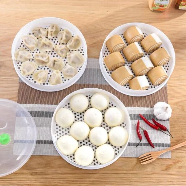Xửng Hấp 2 Tầng Có Nắp Đậy Size 23cm