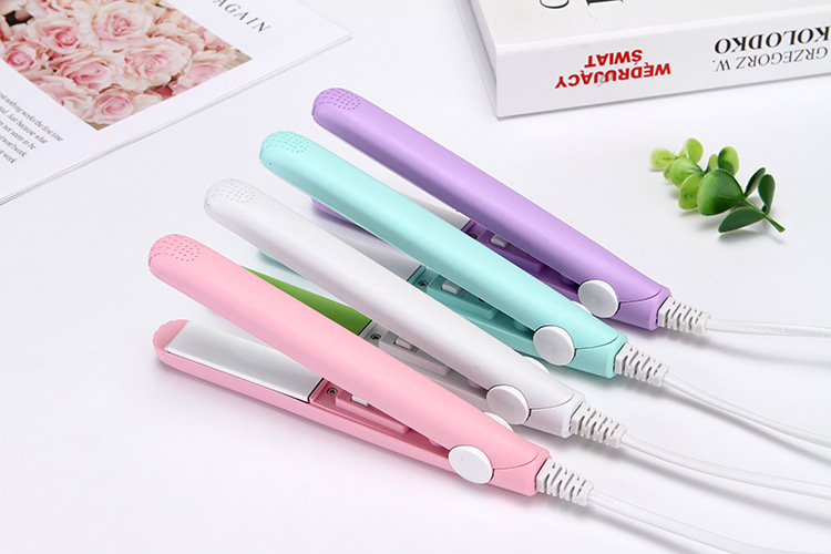 Máy Uốn Duỗi Tóc Mini 2 Trong 1 Màu Sắc Dễ Thương Máy Uốn Duỗi Tóc Mini 2 Trong 1 Màu Sắc Dễ Thương
