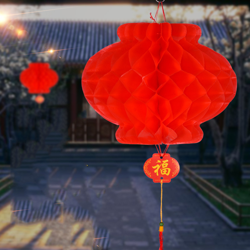 Combo 10 Đèn Lồng Tổ Ong Chữ Phúc 30Cm Trang Trí Tết Combo 10 Đèn Lồng Tổ Ong Chữ Phúc 30Cm Trang Trí Tết