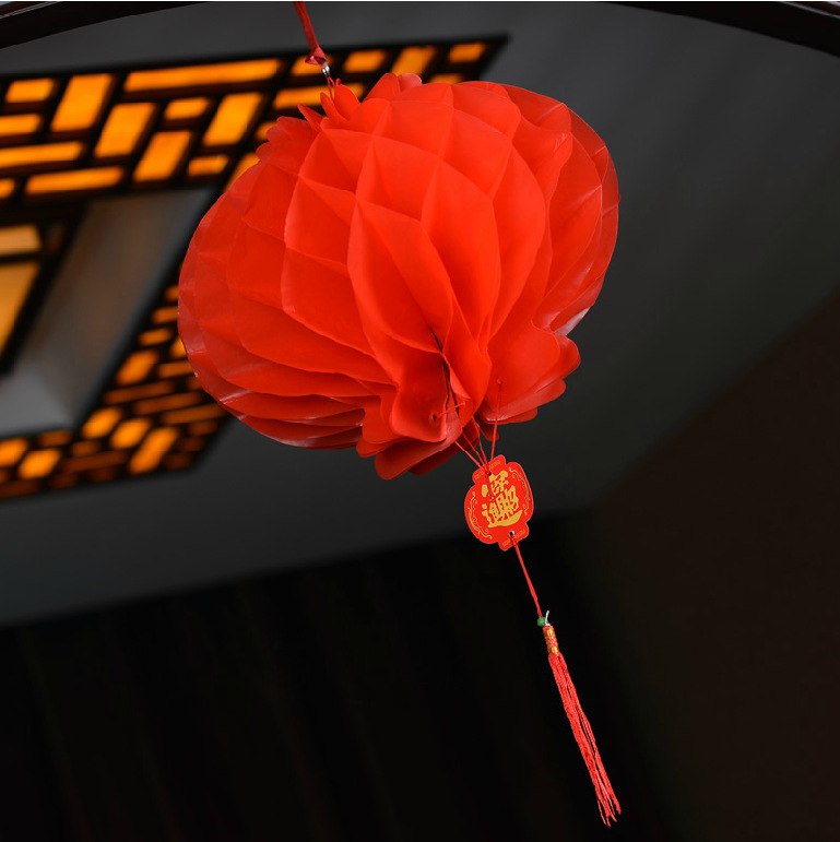 Combo 10 Đèn Lồng Tổ Ong Chữ Phúc 30Cm Trang Trí Tết Combo 10 Đèn Lồng Tổ Ong Chữ Phúc 30Cm Trang Trí Tết