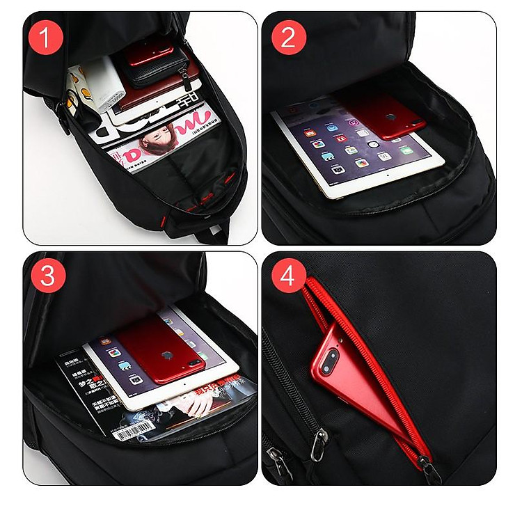 Balo Laptop Nam 3 Ngăn Chống Thấm Chống Trầy Kdr-Bl180