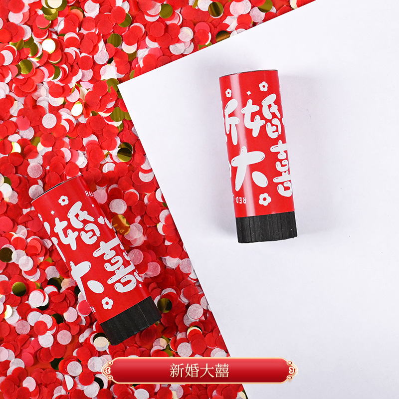 Pháo Hoa Phun Sương Cầm Tay Mini Bằng Nhựa Màu Đỏ Mừng Năm Mới 2024