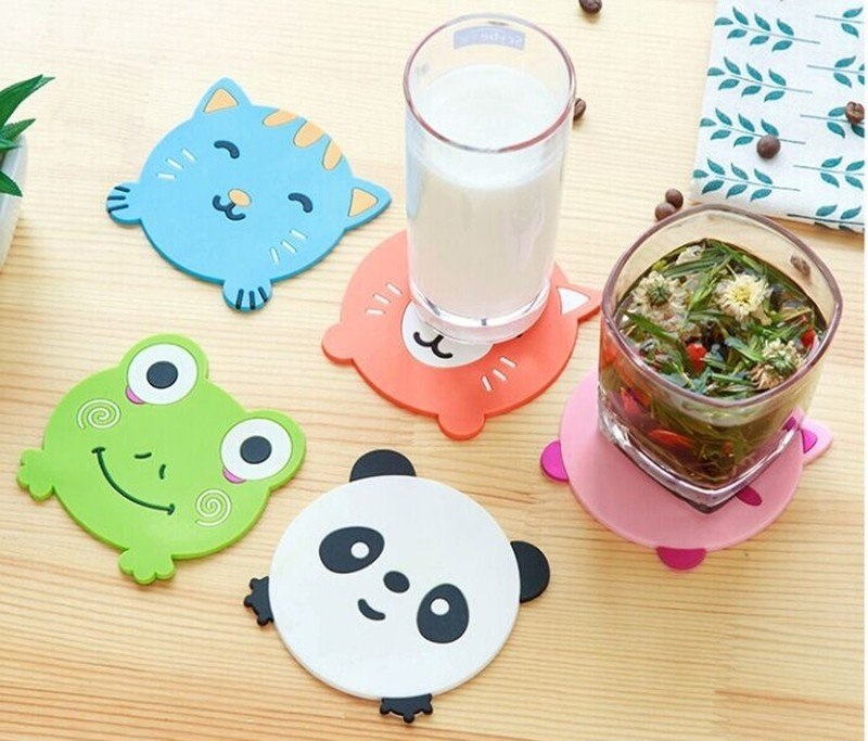 Miếng Lót Ly Hình Thú Dễ Thương Miếng Lót Ly Hình Thú Dễ Thương