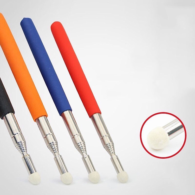 Que Rút Chỉ Bảng Inox Kéo Dài 1M Cho Giáo Viên