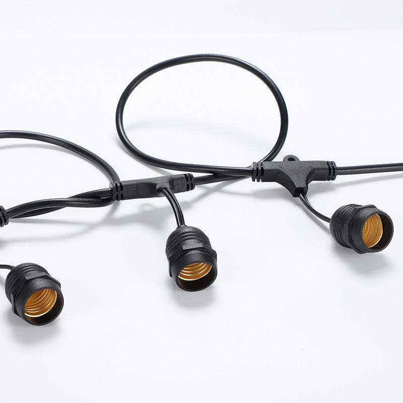 Dây Đui Đèn Ngoài Trời 10M 15 Đui (Chưa Kèm Bóng) Dây Đui Đèn Ngoài Trời 10M 15 Đui (Chưa Kèm Bóng)