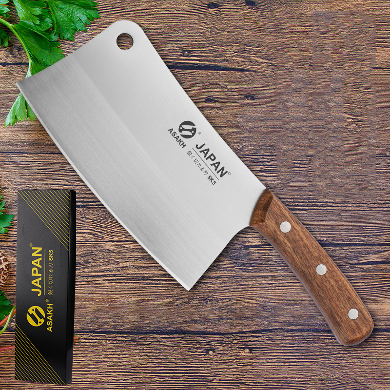 Dao Chặt Xương Chặt Thịt Nhật Bản Japan ASAKH SK5 Cao Cấp Thép Không Gỉ Lưỡi Dao Sắc Bén