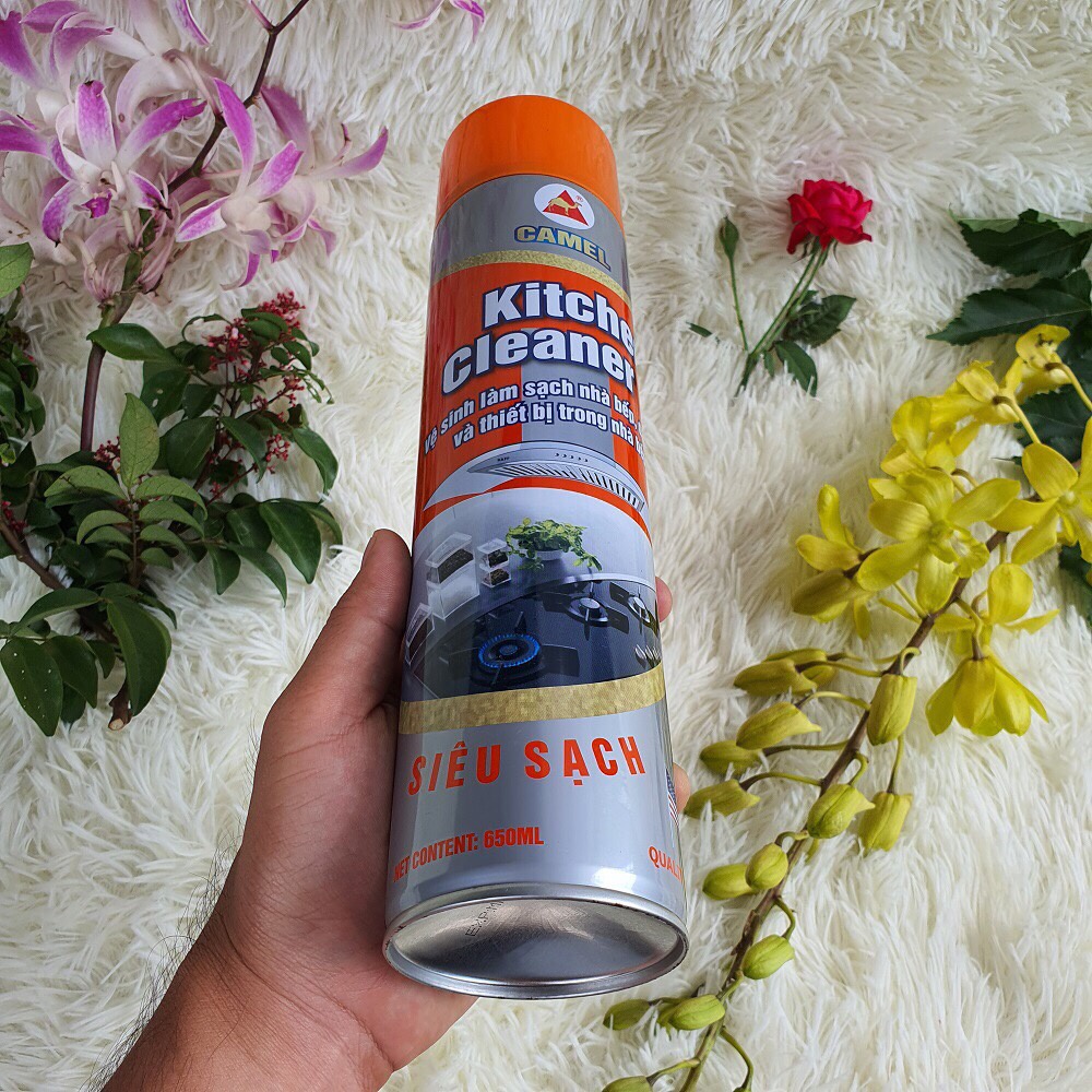 Bình Xịt Tẩy Rửa Nhà Bếp Đa Năng Camel Chai Lớn 650Ml