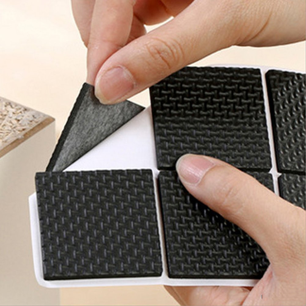 Bộ 30 Miếng Lót Chân Ghế, Bàn, Giường, Tủ Hình Vuông Tiện Dụng
